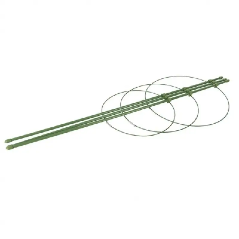 Silverline Tools Silverline 3 Ring Garden Plant Support 450mm High 240028 4 Silverline Tools Silverline 3 Ring Garden Plant Support 450mm High 240028 - Image 2