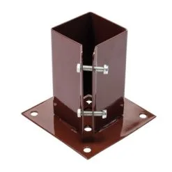 Fixman UK Fixman Bolt Down Clamping Garden Fence Post Metal Shoe 75mm 3 Inch 995311