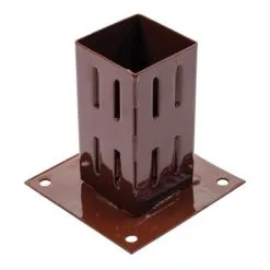 Fixman UK Fixman Bolt Down Garden Fence Post Metal Shoe 75mm 3 Inch Timber 376663