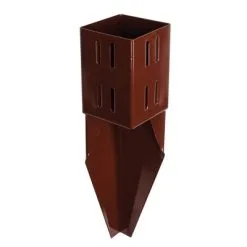 Fixman UK Fixman Garden Fence Post Metal Repair Spike 75mm 3 Inch Timber