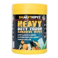 SMAART WIPES Smaart Heavy Duty Tough Abrasive Antibacterial Cleaning Wipes 75pk 998146