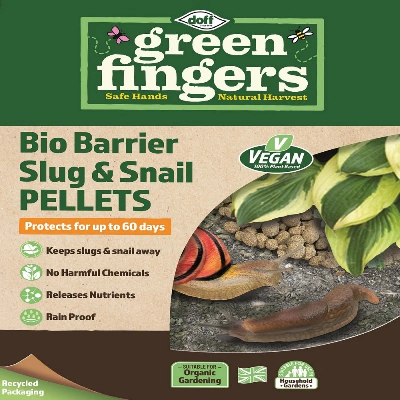 Doff Green Fingers Bio Barrier Slug Snail Protection Pellets 500g F-AD-500-DGF 4 Doff Green Fingers Bio Barrier Slug Snail Protection Pellets 500g F-AD-500-DGF - Image 2
