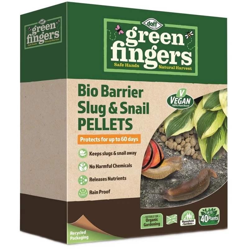 Doff Green Fingers Bio Barrier Slug Snail Protection Pellets 1kg F-AD-A00-DGF 3 Doff Green Fingers Bio Barrier Slug Snail Protection Pellets 1kg F-AD-A00-DGF