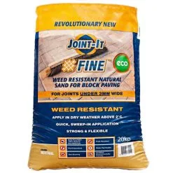 Joint-It Paving Joint It FINE Block Paving Jointing Active Sand Neutral Or Grey 20kg -CLEANING PRODUCTS Shop Joint it fine eco active paving jointing sand 20kg neutral colour 800x800 1