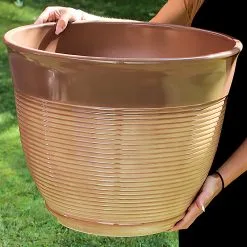 Kingfisher Garden Kingfisher Planter Ceramic Mottled Effect Flower Plant Pot 20 Inch PPOTB3 -CLEANING PRODUCTS Shop Kingfisher planter ceramic glazed mottled effect plant pot 19.5 inch ppotb3 flower garden large size demo 800x800 1