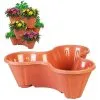 Sealants And Tools Direct Strawberry And Flower Stackable Planter Plant Pots Terracotta THW87-T -CLEANING PRODUCTS Shop Strawberry garden flower stackable stacking planter plant pot terracotta thw87 t 800x800 1