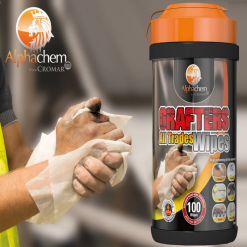 Cromar Alpha Chem Grafters All Trades Wipes Jumbo 300 Pack X6WIPE300 -CLEANING PRODUCTS Shop cromar alpha chem grafters all trades wipes 100 x6wipe100 2 800x800 2