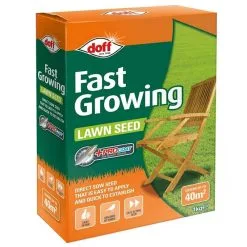 Doff Fast Growing Lawn Grass Seed With PROCOAT FLCA00DOF 1kg