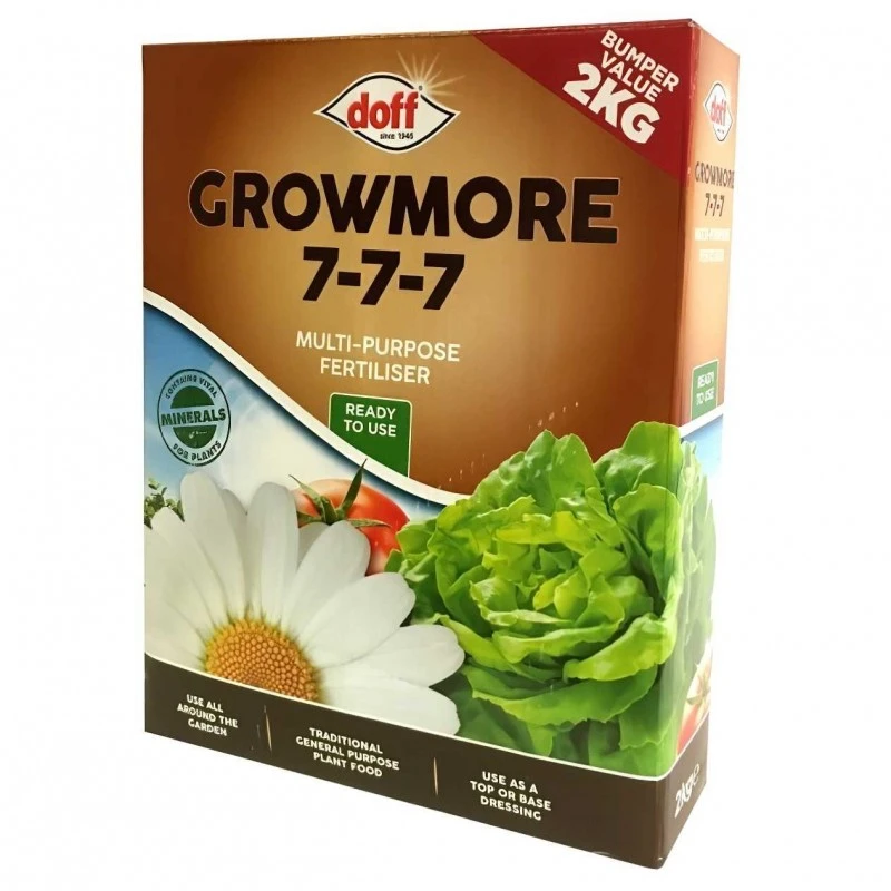 Doff Growmore Multi-Purpose Plant Feed Fertiliser 2kg FMBB00DOF01 9 Doff Growmore Multi-Purpose Plant Feed Fertiliser 2kg FMBB00DOF01 - Image 7