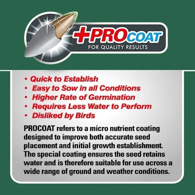 Doff Hard Wearing Lawn Grass Seed With PROCOAT FLBA00DOF 1kg 7 Doff Hard Wearing Lawn Grass Seed With PROCOAT FLBA00DOF 1kg - Image 5