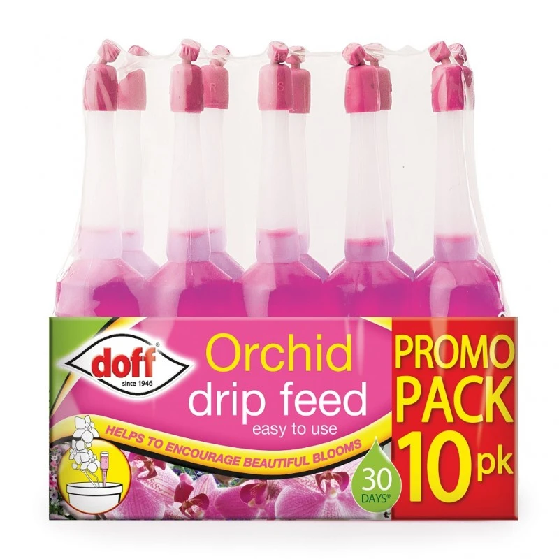 Doff Orchid Liquid Plant Drip Feed Feeders 10pk DP1044 3 Doff Orchid Liquid Plant Drip Feed Feeders 10pk DP1044