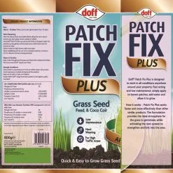 Doff Patch Fix Plus Grass Seed Feed And Coco Coir Dressing 800g FLZ800DOF -CLEANING PRODUCTS Shop doff patch fix plus grass seed feed coco coir dressing information 800x800 1