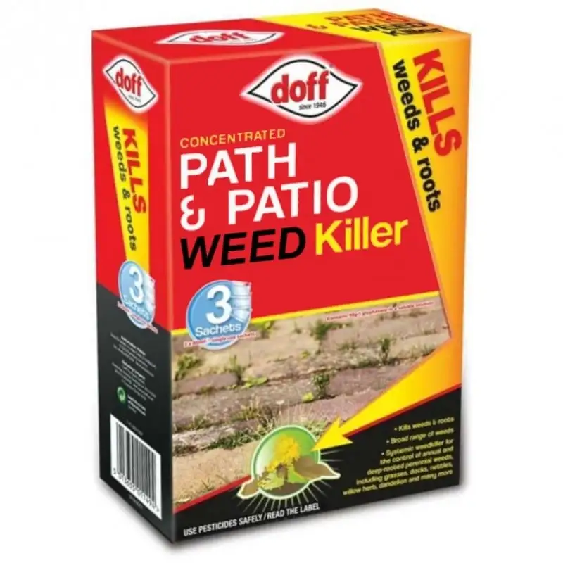 Doff Concentrate Path & Patio Weedkiller Weed Killer 3 Sachet FFT003DOF 3 Doff Concentrate Path & Patio Weedkiller Weed Killer 3 Sachet FFT003DOF