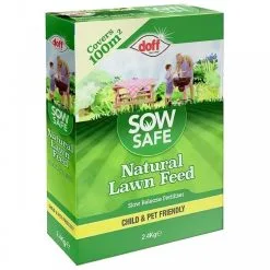 Doff Sow Safe Natural Lawn Grass Feed FMPB40DOF 2.4kg D