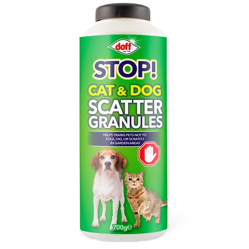 Doff STOP Cat And Dog Deterrent Scatter Granules 700g F-QW-700-DOF 3 Doff STOP Cat And Dog Deterrent Scatter Granules 700g F-QW-700-DOF
