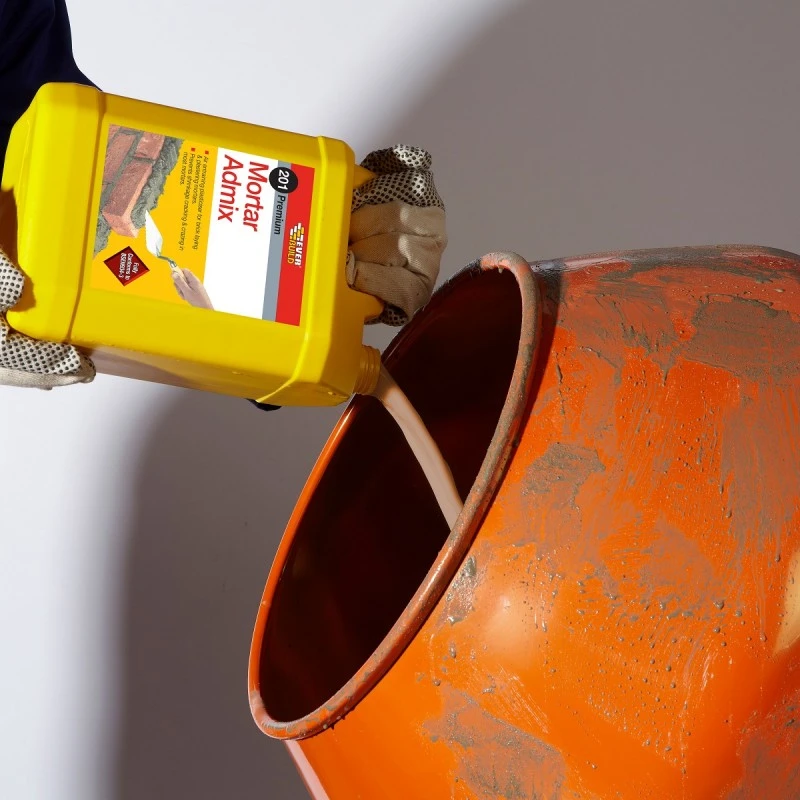 Everbuild 201 Mortar Admix Plasticiser 5 Litre AD5L Admixture 4 Everbuild 201 Mortar Admix Plasticiser 5 Litre AD5L Admixture - Image 2