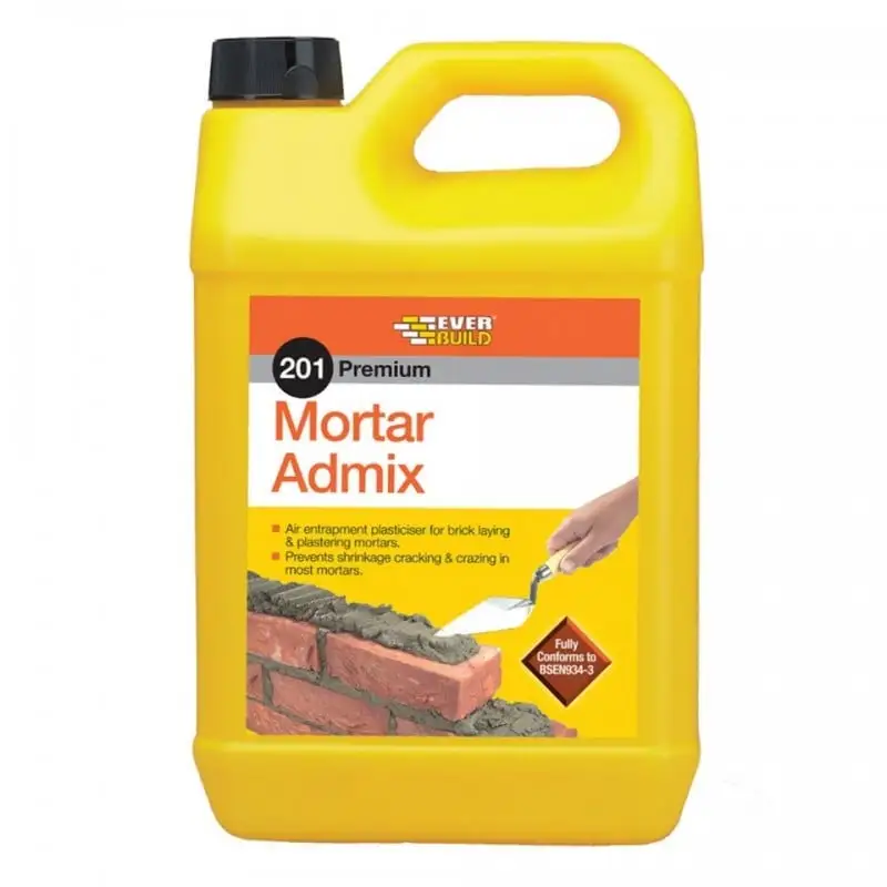 Everbuild 201 Mortar Admix Plasticiser 5 Litre AD5L Admixture 3 Everbuild 201 Mortar Admix Plasticiser 5 Litre AD5L Admixture