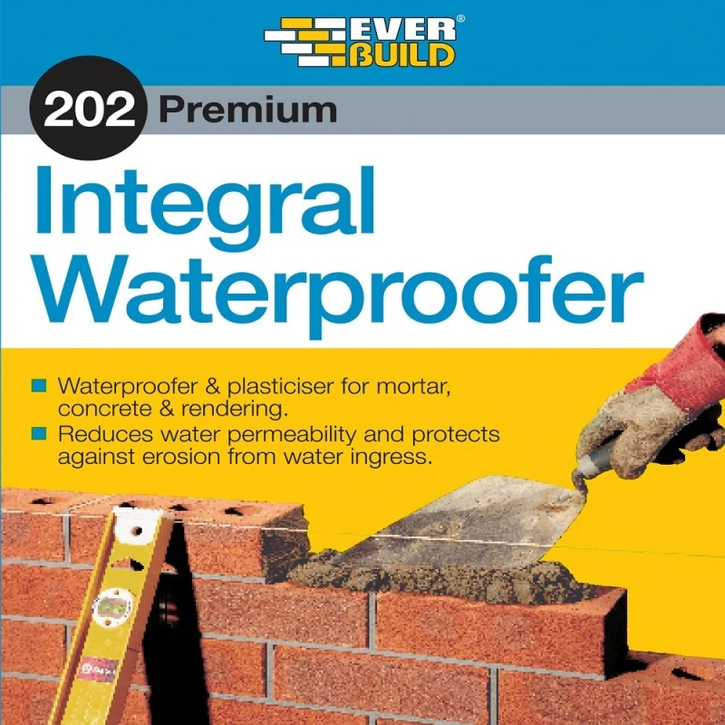 Everbuild 202 Intergral Liquid Waterproofer Additive 25 Litre ILWA25 4 Everbuild 202 Intergral Liquid Waterproofer Additive 25 Litre ILWA25 - Image 2