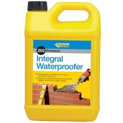 Everbuild 202 Intergral Liquid Waterproofer Additive 5 Litre ILW5L