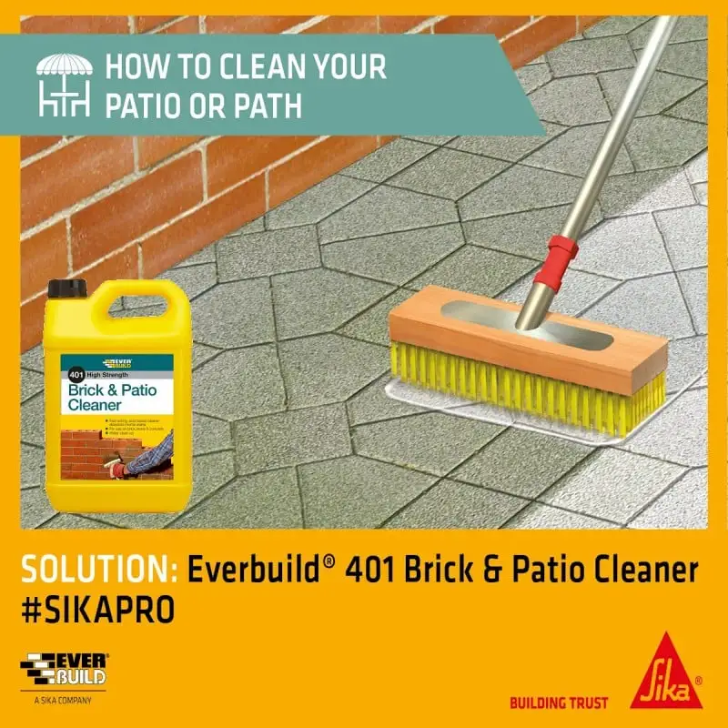 Everbuild 401 Brick And Patio Cleaner 5 Litre Box Of 4 5 Everbuild 401 Brick And Patio Cleaner 5 Litre Box Of 4 - Image 3