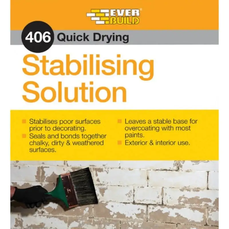 Everbuild 406 Stabilising Solution 5 Litre STAB5 Box Of 4 Trade Option 4 Everbuild 406 Stabilising Solution 5 Litre STAB5 Box Of 4 Trade Option - Image 2