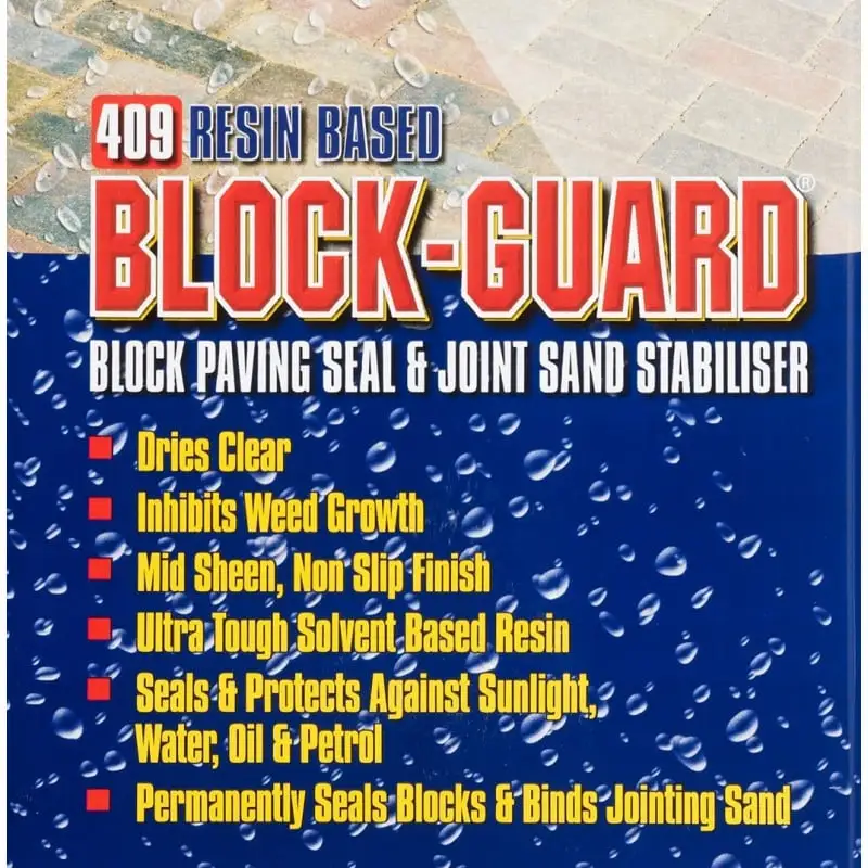 Everbuild 409 Block Guard Paving Sealer 5L BLOCKGUARD5 Box Of 4 4 Everbuild 409 Block Guard Paving Sealer 5L BLOCKGUARD5 Box Of 4 - Image 2