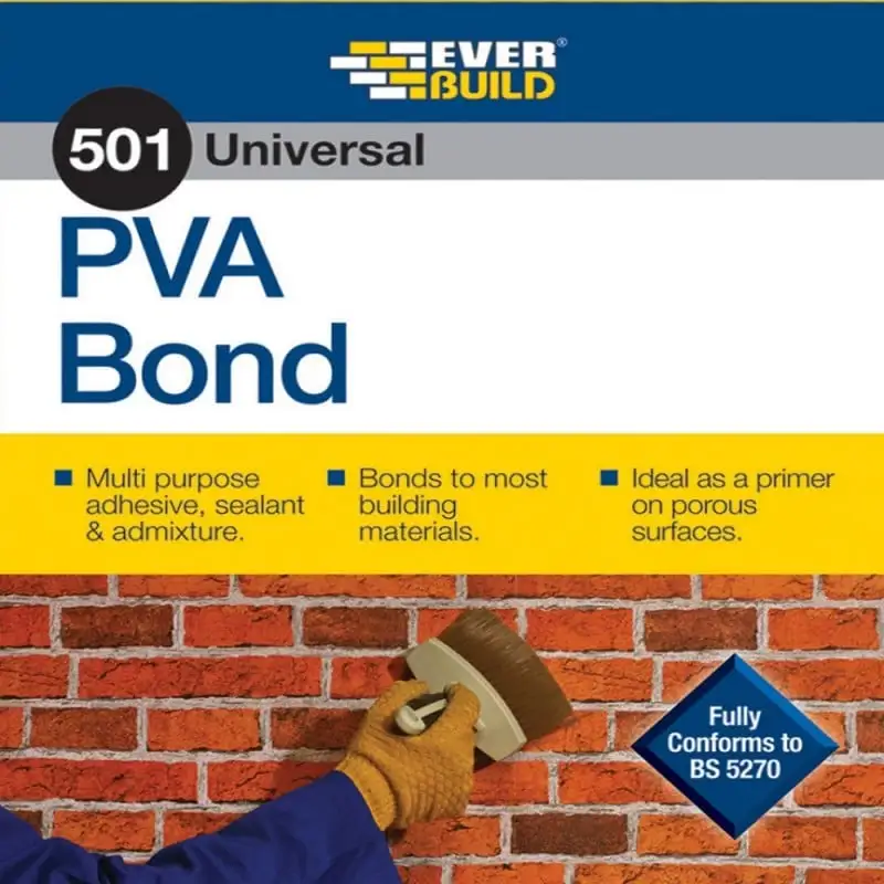 Everbuild 501 PVA Bond Sealer Adhesive Additive 25 Litre PVAB25L Trade Option 4 Everbuild 501 PVA Bond Sealer Adhesive Additive 25 Litre PVAB25L Trade Option - Image 2