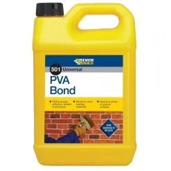 Everbuild 501 PVA Bond Sealer Adhesive Additive 2.5 Litre PVA2