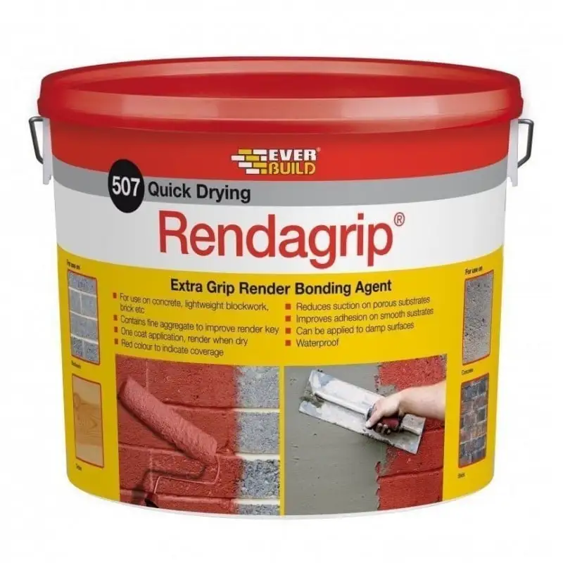 Everbuild 507 Rendagrip Extra Grip Render Bonding Coating RENDGP10 3 Everbuild 507 Rendagrip Extra Grip Render Bonding Coating RENDGP10