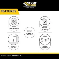 Everbuild 705 Rapid Set Tile Mortar Adhesive 10Kg RAPID10 13 Everbuild 705 Rapid Set Tile Mortar Adhesive 10Kg RAPID10 -CLEANING PRODUCTS Shop everbuild 705 rapid set internal external tile adhesive features 800x800 1