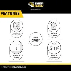 Everbuild 705 Rapid Set Tile Mortar Adhesive 20kg 50 Bag Pallet -CLEANING PRODUCTS Shop everbuild 705 rapid set internal external tile adhesive features 800x800 2