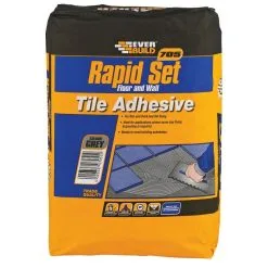 Everbuild 705 Rapid Set Tile Mortar Adhesive 20Kg RAPID20 -CLEANING PRODUCTS Shop everbuild 705 rapid set internal external tile adhesive rapid20 800x800 2