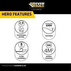 Everbuild 708 Febflor Self Level Floor Levelling Compound SEL20 12 Everbuild 708 Febflor Self Level Floor Levelling Compound SEL20 -CLEANING PRODUCTS Shop everbuild 708 sel20 self levelling compound 20kg evbsel20 information 800x800 2