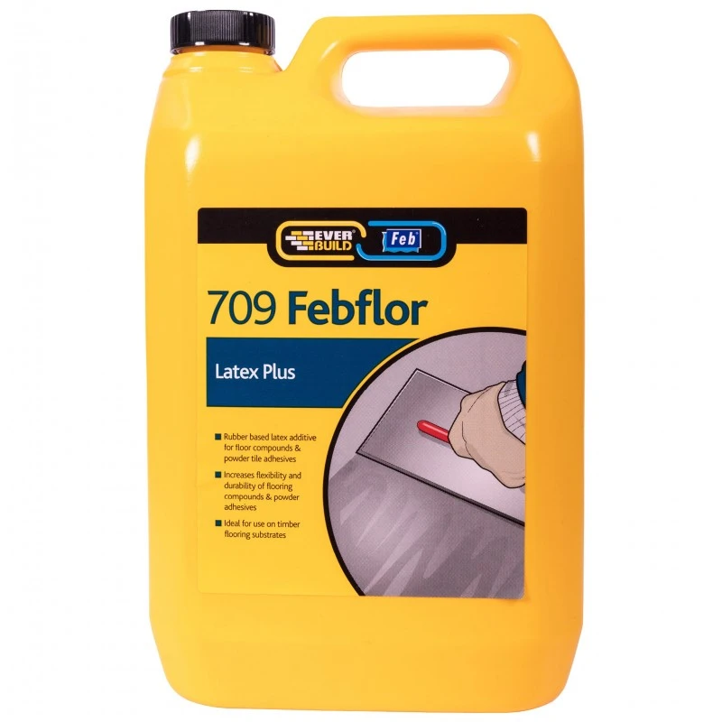 Everbuild 709 Febflor Floor Flex Plus Latex Liquid Additive 5 Litre LAT5 5 Everbuild 709 Febflor Floor Flex Plus Latex Liquid Additive 5 Litre LAT5 - Image 3