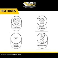 Everbuild 711 Rapid Set FlexiPlus Tile Mortar Adhesive 50 Bag Pallet Deal -CLEANING PRODUCTS Shop everbuild 711 rapid set flexiplus wall floor tile adhesive features 800x800 1