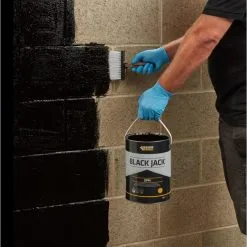 Everbuild 908 DPM Damp Proof Liquid Membrane 25 Litre 90825 -CLEANING PRODUCTS Shop everbuild 908 black jack dpm damp proof membrane block wall 800x800 1