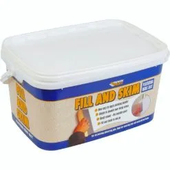 Everbuild Fill And Skim Light Weight Plaster 5 Litres White FILLSKIM5 -CLEANING PRODUCTS Shop everbuild fill and skim plaster 5 litre fillskim5 1 800x800 1