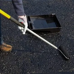 Everbuild Tarmac Driveway Restorer Paint 5 Litre - Black TARR5 -CLEANING PRODUCTS Shop everbuild high performance black tarmac restorer 5 litre tarr5 application 800x800 1