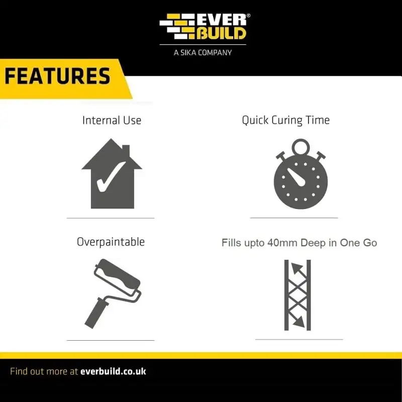 Everbuild JetCem Rapid Repair Patching Plaster 6kg JETPATCH6 5 Everbuild JetCem Rapid Repair Patching Plaster 6kg JETPATCH6 - Image 3