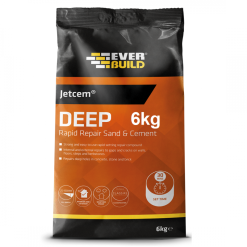 Everbuild JetCem Rapid Setting Premix 6kg Premix Sand Cement JETMIX6