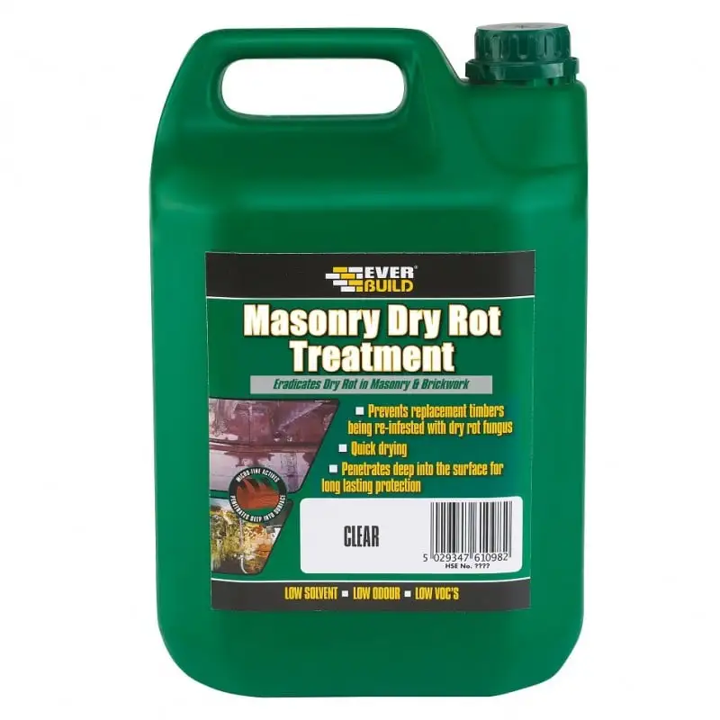 Everbuild Lumberjack Masonry Dry Rot Treatment 5 Litre Box Of 4 12 Everbuild Lumberjack Masonry Dry Rot Treatment 5 Litre Box Of 4 - Image 10