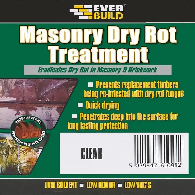 Everbuild Lumberjack Masonry Dry Rot Treatment 5 Litre Box Of 4 5 Everbuild Lumberjack Masonry Dry Rot Treatment 5 Litre Box Of 4 - Image 3