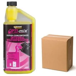 Everbuild Opti Mix Integral Waterproofer Plasticiser 1 Litre Box Of 12