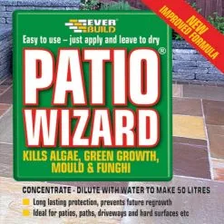 Everbuild Patio Wizard Moss Mould Green Algae Killer 1 Litre PATWIZ1 15 Everbuild Patio Wizard Moss Mould Green Algae Killer 1 Litre PATWIZ1 -CLEANING PRODUCTS Shop everbuild patio wizard moss mould treatment killer information 800x800 1