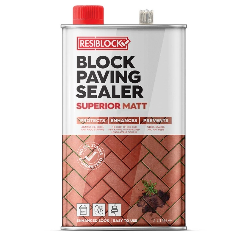 Resiblock Superior Matt Block Paving Sealer 5 Litre RBORIGNAT5 3 Resiblock Superior Matt Block Paving Sealer 5 Litre RBORIGNAT5
