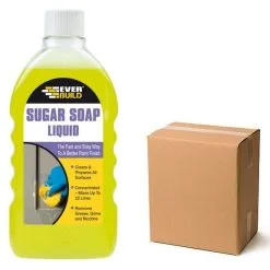 Everbuild Sugar Soap Liquid Concentrated Solution Trade Box Of 12