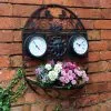 Kingfisher Garden Four Seasons Vintage Decorative Wall Planter Garden Clock Thermometer GCTC -CLEANING PRODUCTS Shop four seasons vintage decorative wall planter garden clock thermometer gctc demonstration 800x800 1