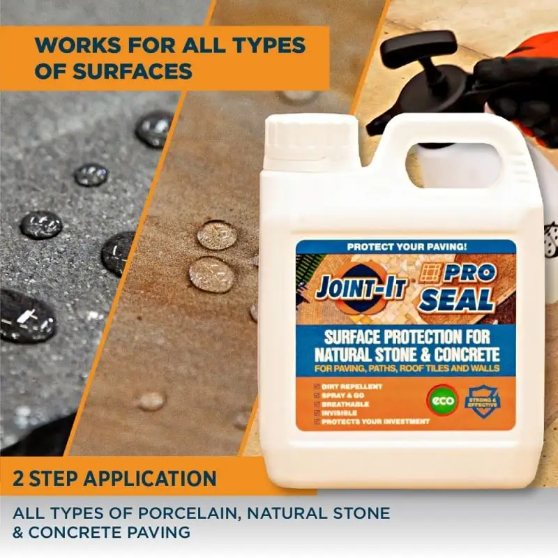 Joint-It Paving Joint It Pro Seal Trade Sealer Paving Natural Stone Concrete 1 Litre PRO001 5 Joint-It Paving Joint It Pro Seal Trade Sealer Paving Natural Stone Concrete 1 Litre PRO001 - Image 3