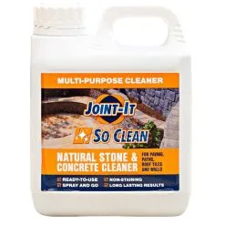 Joint-It Paving Joint It So Clean Masonry Patio Paving And Natural Stone Cleaner 1 Litre SOCL1