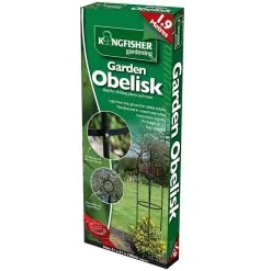 Kingfisher Garden Obelisk Rose Or Climbing Plant Metal Support Frame 1.9m WGO -CLEANING PRODUCTS Shop kingfisher garden obelisk climbing plant rose support wgo garden demo packaging 800x800 1